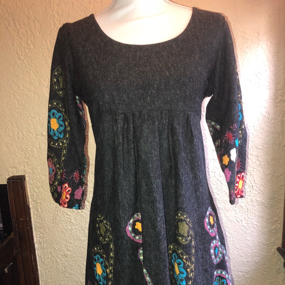 NWT Dily Gray / Multi Sweater Dress - M